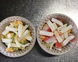 ブロッコリーの芯と卵タルタルチーズ焼き作り方7写真