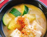 ズッキーニ入り韓国風納豆汁作り方8写真
