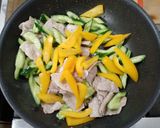 きゅうりと豚肉のポン酢炒め作り方11写真