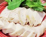 簡単☆ふっくら鶏むね肉の棒棒鶏作り方1写真