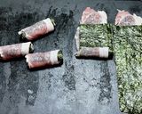 海苔巻きポーク(´Ꙫ`)作り方1写真