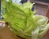レタスぎゅーぎゅー詰めサンドイッチ作り方1写真