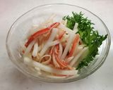 冬野菜にピッタリ大根とカニカマぽんサラダ作り方5写真