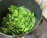 彩りの乾燥野菜《つまみ菜塩煮浸し》作り方1写真