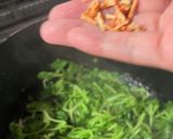 彩りの乾燥野菜《つまみ菜塩煮浸し》作り方3写真