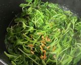 彩りの乾燥野菜《つまみ菜塩煮浸し》作り方4写真