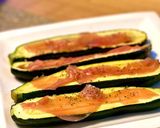 簡単♪ズッキーニのマリネ生ハム乗せ作り方3写真