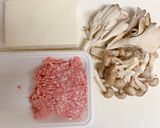 簡単１０分！豆腐＆きのこ＆豚挽肉の煮込み作り方1写真