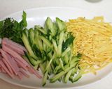 さっぱりヘルシー糸こんにゃくで冷やし中華作り方4写真
