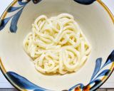 超簡単な揚げ玉とツナ入りニラ玉うどん作り方5写真