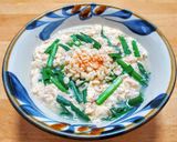 超簡単な揚げ玉とツナ入りニラ玉うどん作り方6写真
