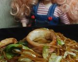 リカちゃん♡イカのアジアン焼きそば˳⋆作り方19写真