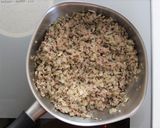 そばの実入り肉味噌丼作り方5写真