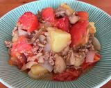 夏肉ジャガ♡ひき肉&トマトでサッパリ塩味作り方9写真
