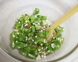 レンジで簡単おくら味噌作り方3写真