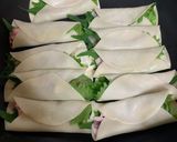 マカポン酢付き豚バラとシソの包み焼き作り方3写真