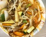 全てレンジもやし入濃厚wソース味甘酢酢豚作り方16写真