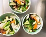 レンジ肉無豆腐中華風あんかけ炒味野菜炒め作り方12写真