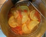 ズッキーニとトマトの中華スープ作り方3写真