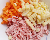 簡単♪人参ととうもろこしのハンバーグ作り方1写真