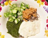 夏にいい！ねばトロそば！作り方3写真