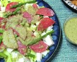 大葉と胡麻のドレッシング　大葉たっぷり作り方5写真
