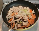 パクチー入りアジアン焼きそば♪作り方7写真