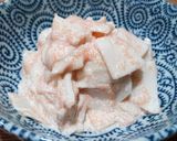 小かぶのめんたい和え作り方3写真