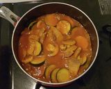 ズッキーニと豚肉のトマト煮♪作り方5写真