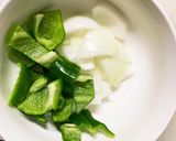 すっきりゴマだれ味豚こま大根青椒肉絲風作り方5写真