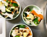 すっきりゴマだれ味豚こま大根青椒肉絲風作り方11写真