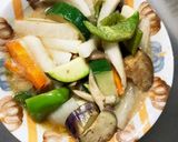 すっきりゴマだれ味豚こま大根青椒肉絲風作り方13写真