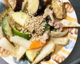 すっきりゴマだれ味豚こま大根青椒肉絲風作り方17写真