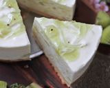 キウィ*フルーツリボンのレアチーズケーキ作り方35写真