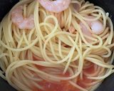 スープの素で☆トマトソースパスタ作り方5写真