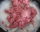 ひたすらかきまぜて、ひき肉の甘辛煮作り方1写真