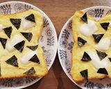 ピザを食ぱんで《明太もちトースト》作り方5写真