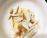 レンジ肉無チクワ梅クリーム炒味野菜炒め作り方1写真