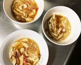 レンジ肉無チクワ梅クリーム炒味野菜炒め作り方9写真