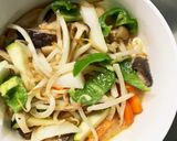 レンジ肉無チクワ梅クリーム炒味野菜炒め作り方14写真