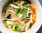 レンジ肉無チクワ梅クリーム炒味野菜炒め作り方15写真