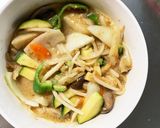 レンジ肉無チクワ梅クリーム炒味野菜炒め作り方16写真