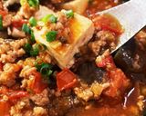 トマトとナスの麻婆豆腐作り方9写真