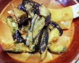 蒸しナスのゴマ味噌和え作り方7写真