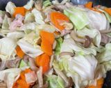 豚バラと野菜の味噌炒め作り方2写真
