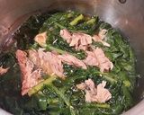 大根葉と鯖缶の煮物作り方2写真