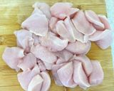 ＊夏い♩鶏むね肉と茄子のチリソース＊作り方2写真