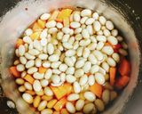 水煮大豆で！お豆さん作り方1写真