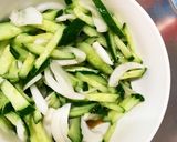 隙間埋め新玉ねぎときゅうりの中華風マリネ作り方7写真