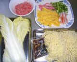 サイミン②　～生ラーメンをサイミン風に～作り方1写真